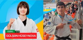 Azərbaycan cüdoçuları XVIII Avropa Gənclər Yay Olimpiya Festivalında iki qızıl medal qazanıblar