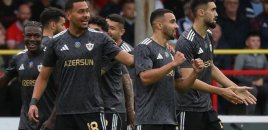 "Qarabağ" səfərdə "Şelburn"a böyük hesabla qalib gəlib