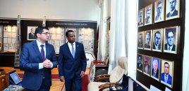 Somali Federativ Respublikasının xarici işlər və beynəlxalq əməkdaşlıq naziri ADNSU-da - FOTOLAR