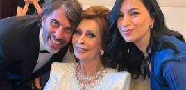 Sofi Lorenin oğlu gürcü xanımla evləndi - FOTOLAR