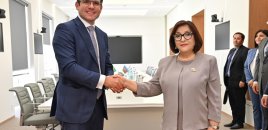 Sahibə Qafarova Braziliya Deputatlar Palatasının sədri ilə görüşüb