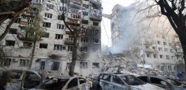 Rusiyanın Kiyevə raket zərbəsi nəticəsində bir nəfər ölüb, onlarla yaralı var