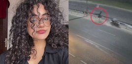 Gənc qızın öldüyü motosiklet qəzasının başvermə anı - VİDEO