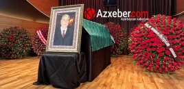 Prezident və Mehriban Əliyeva Xalq artisti Arif Babayevlə vida mərasiminə əklil göndərdi - FOTOLAR