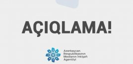Medianın İnkişafı Agentliyi bu sayta xəbərdarlıq etdi