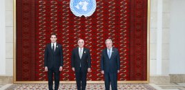 Türkmənistan Prezidenti Azərbaycanın Baş nazirini qəbul edib