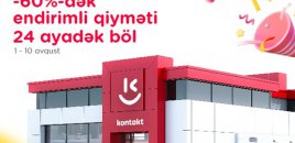 Goranboyda ilk “Kontakt” sevinci - Açılışa özəl 60%-dək endirimlər