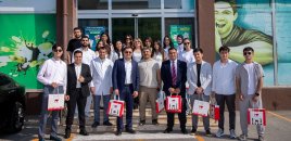 Özbəkistan universitetlərinin tələbələri “Ulduz” Şokolad Fabrikində istehsalat təcrübəsində iştirak ediblər