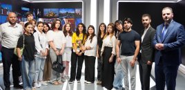 "İnfoschool" bloger məktəbinin iştirakçıları "AnewZ" teleziyasında - FOTOLAR