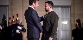 Makron Zelenski ilə görüşmək niyyətindədir