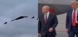 Putinin gözü səmada qaldı - Trampdan subliminal mesaj?..+Video