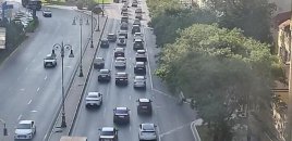 Bakıda bu yollarda sıxlıq var - SİYAHI