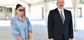 İlham Əliyev və xanımı Ağdərə sakinləri ilə də görüşdü
