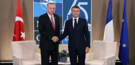 Ərdoğan Makron ilə danışdı