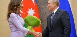 Putin Mehriban Əliyevanı doğum günü münasibətilə təbrik etdi