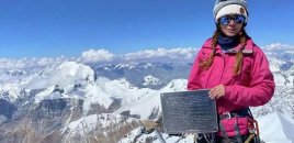 Rusiyalı alpinist 4 il əvvəl həyat yoldaşının öldüyü yüksəklikdə vəfat edib