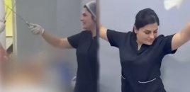 Həkimlərin rəqs etdiyi görüntülərdə əməliyyat olunan pasiyent DANIŞDI 