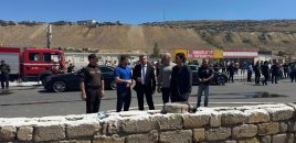 “Sədərək”dəki yanğınla əlaqədar nazir müavini hadisə yerindədir
