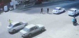 BDYPİ: “Sədərək” ticarət mərkəzindəki yanğınla əlaqədar yollarda təhlükəsizlik tədbirləri görülür