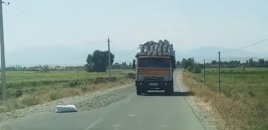 Tərtərdə avtomobil yolunda hərəkəti məhdudlaşdıran şəxs məsuliyyətə cəlb edildi