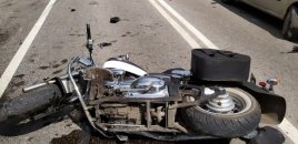 Bakıda maşın motosikletlə toqquşdu - ölən var