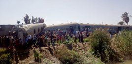 Misirdə qatar relsdən çıxıb: Ölənlər və yaralananlar var