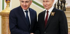 Putin Çində Paşinyanla görüşdü