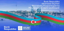 Bank Respublika Beynəlxalq Proqramlaşdırma Müsabiqəsinin tərəfdaşıdır!