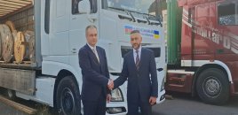 Azərbaycandan göndərilən humanitar yardım Ukraynaya çatıb