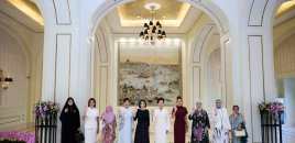 Mehriban Əliyeva və Arzu Əliyeva Hayha çayında gəmi gəzintisində iştirak ediblər - FOTOLAR