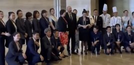 Prezidentin Çində qaldığı oteldə maraqlı anlar -VİDEO