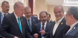 Ərdoğan və Pezeşkianın səmimi görüntüləri - VİDEO