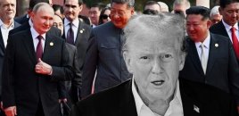 Putinlə Kim Çenin fotosu Trampı özündən çıxartdı - Onları sui-qəsdçi adlandırdı