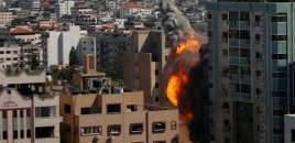 İsrail HAMAS-ın kəşfiyyat üçün istifadə etdiyi binaya zərbə endirib
