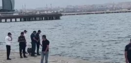 Bakı bulvarında bədbəxt hadisə baş verib - VİDEO