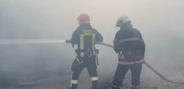 Bibiheybətdə istirahət mərkəzində yanğın baş verib