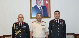 Zakir Həsənov Türkiyənin yeni hərbi attaşesini qəbul etdi