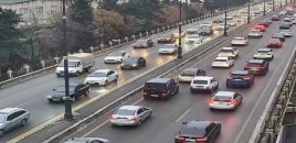 Bakıda bu yollarda sıxlıq var - SİYAHI
