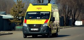 Qazaxıstanda mikroavtobus qəza etdi - 10 ölü, yaralılar var