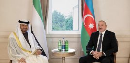 Azərbaycan və BƏƏ prezidentlərinin təkbətək görüşü olub