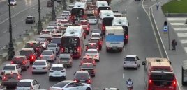 Bakıda bu yollarda sıxlıq var - SİYAHI