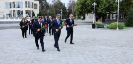 Naftalanda 20 sentyabr Dövlət Suverenliyi Günü ilə bağlı tədbir keçirilib - FOTOLAR