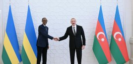 Prezident İlham Əliyev Ruanda Prezidenti ilə görüşünə dair paylaşım edib