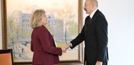 Prezident Nyu-Yorkda "Franklin Templeton" şirkətinin baş icraçı direktoru və prezidenti ilə görüşüb