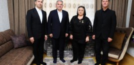Naftalanda Şəhid Bəxtiyar Aslanovun ailəsi ziyarət olunub - FOTOLAR