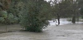 Gürcüstana yağan yağış Balakəndə fəlakətlər törətdi