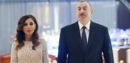 Prezident İlham Əliyev və birinci xanım Mehriban Əliyeva Gəncədə III MDB Oyunlarının açılış mərasimini izləyir