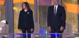 Prezident və xanımı Gəncədə III MDB Oyunlarının açılış mərasimini izləyiblər