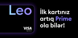 Leobank premium Leo Prime Visa kartının alınması prosesini sadələşdirib
