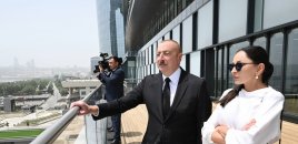 İlham Əliyev xanımı və İtaliya Prezidenti ilə açılışda iştirak etdi